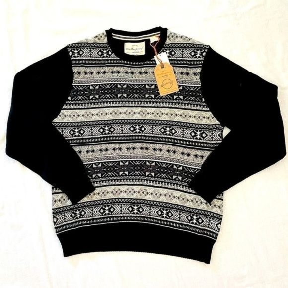Original Weatherproof Vintage Style Holiday Sweater sz L New 100% Cotton - Picture 1 of 9